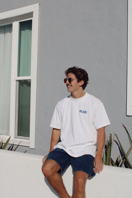 Blue Palm Tee